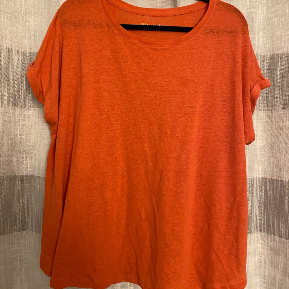 Ava & Viv coral tshirt